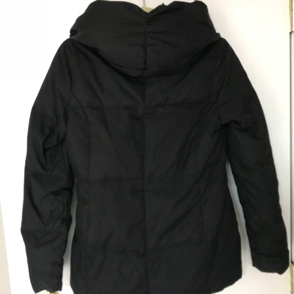 Aqua hooded zip up puffer coat - Picture 3 of 5